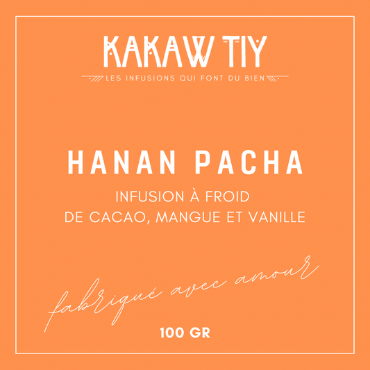 Hanan Pacha: Infusion de cacao à la mangue et à la vanille